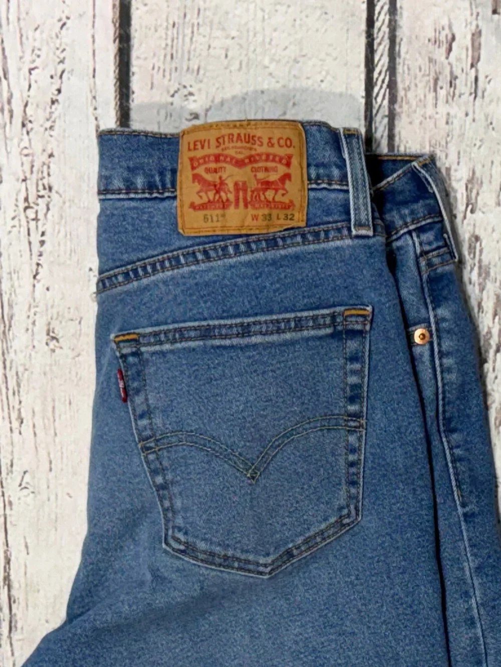 Levi's Men's Classic Blue Straight-Leg Jeans
